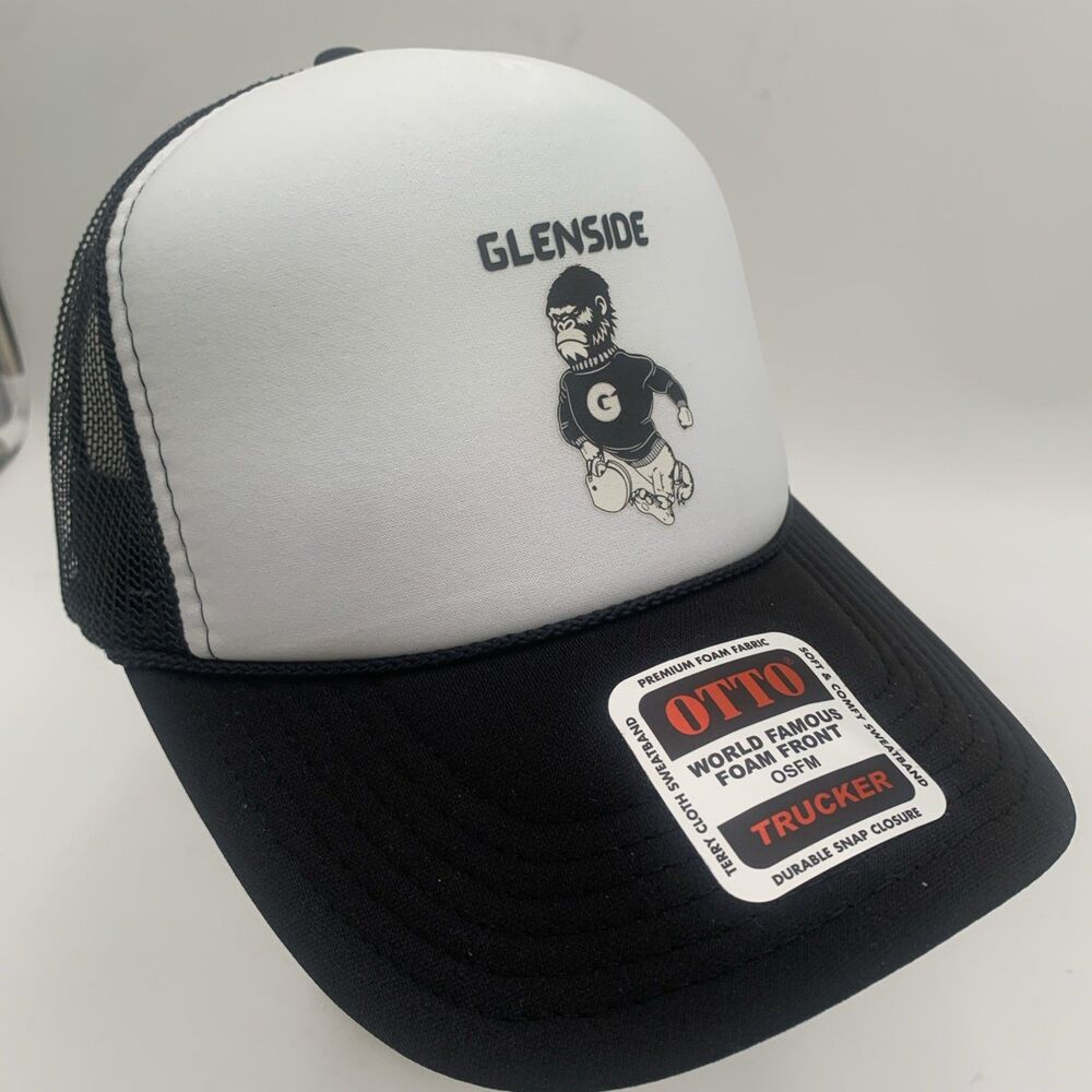 Glenside Gorillas Strutting Gorilla Otto Rope Mesh Trucker Hat Snapback G.Y.A.C.